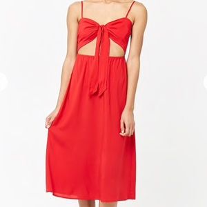 Self Tie Cutout Dress